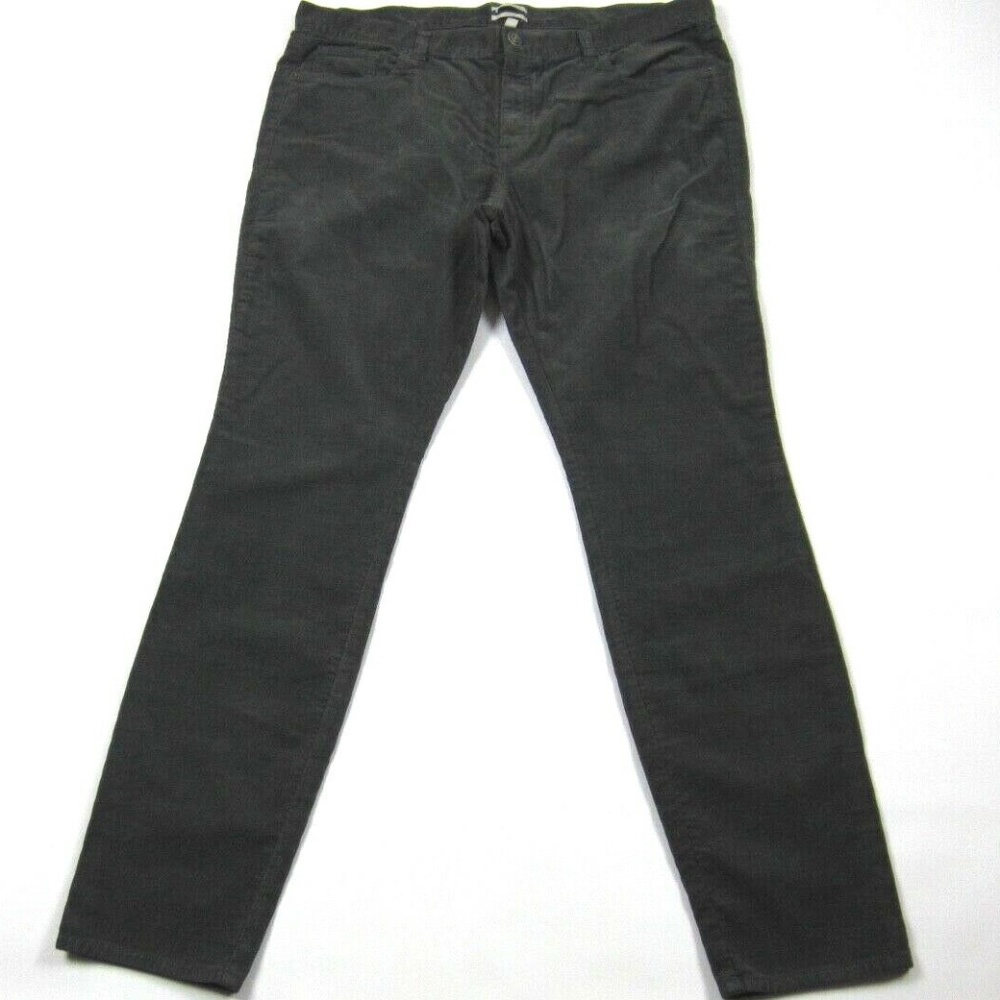 HALOGEN dark gray Darcy Skinny Corduroy pants